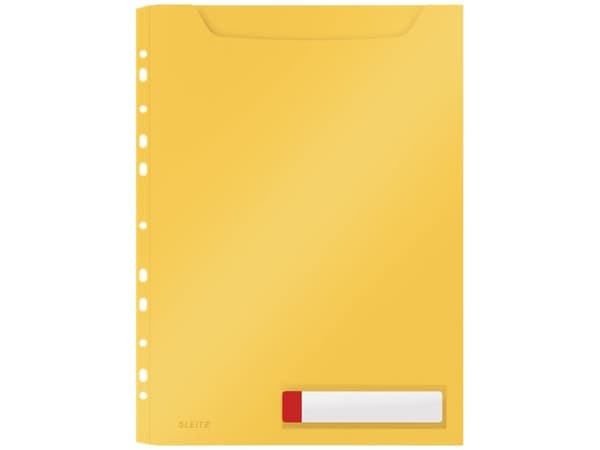 Lomme katalog Leitz Cosy A4 PP gul /3 - (12 stk.)