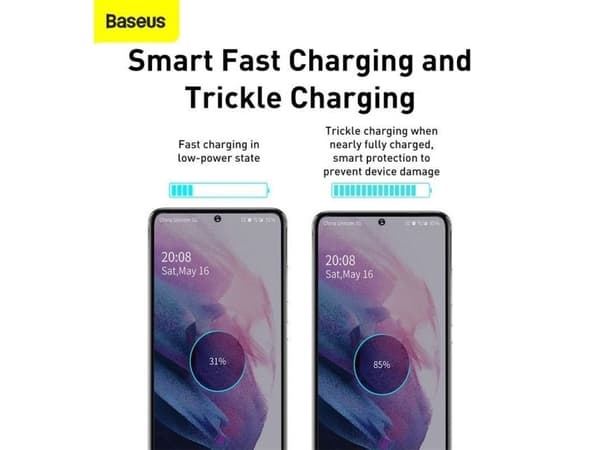 Baseus TZCCSUP-L01, Sisätila, AC, USB, 1 m, Musta