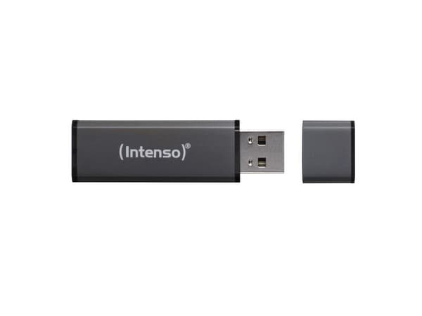 Intenso Alu Line - USB-flashstasjon - 4 GB - USB 2.0 - antrasitt