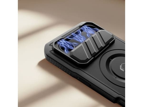 Tech-Protect Kevlar MagSafe-deksel til iPhone 17 Air - svart