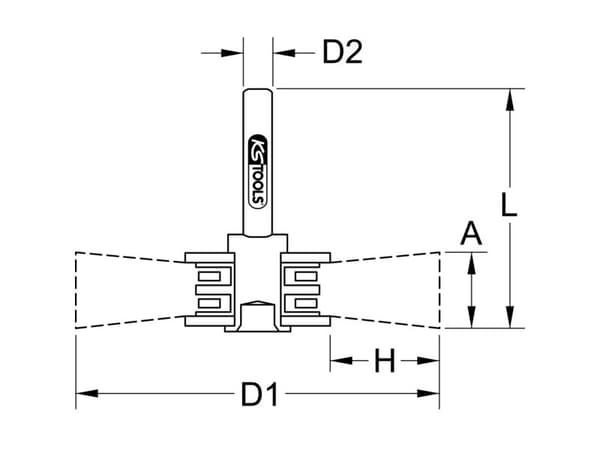 KS Tools Hiomaharja 340.0030 1 kpl