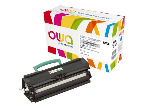 Armor - Svart - kompatibel - tonerpatron - for Lexmark E350d, E350dt, E352dn, E352dtn