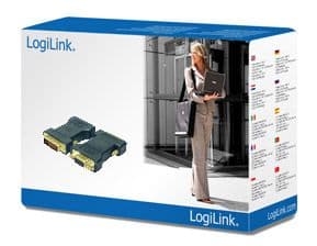 LogiLink AD0001, VGA (D-Sub), DVI-I, Hunkjønn, Hankjønn, Rett, Rett