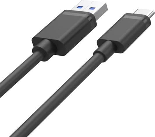 USB-A til USB-C-kabel Unitek 0,25 m svart (Y-C490BK)