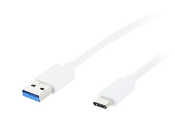 USB Blow USB-A-kabel - 0,5 m hvit (66-120#)