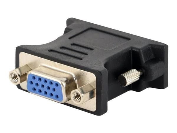 Cablexpert - Videoadapter - DVI (han) til 15 pin D-Sub (DB-15) (hun) - tommelskruer - sortti