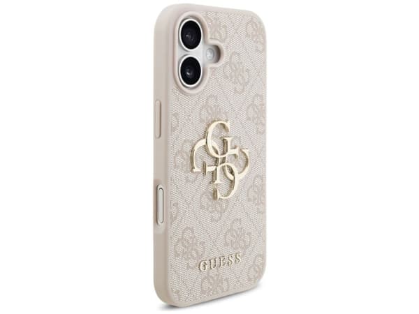 Guess 4G Big Logo-deksel til iPhone 17, rosa