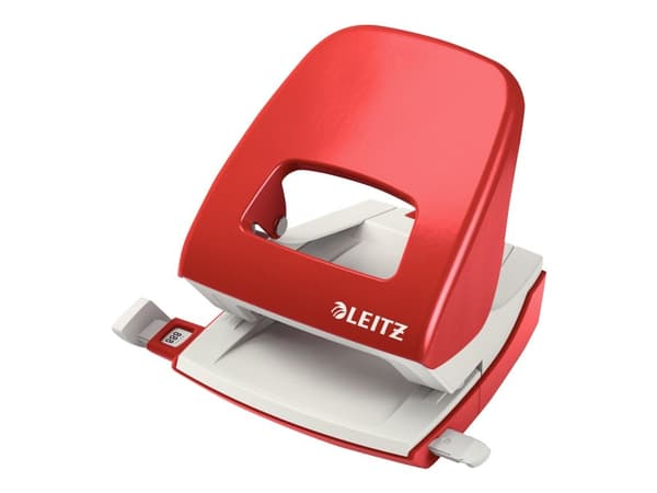 Leitz - Hullstanser - 25 ark - metall - rød
