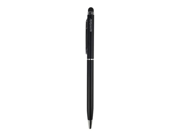2-in-1 touch screen pen, write and touch. Black
