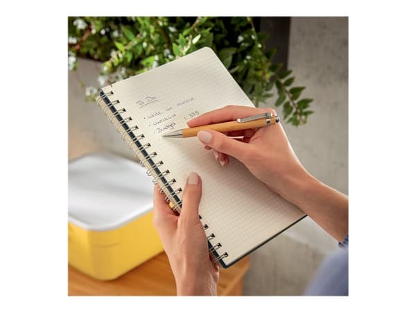 Notesblok Leitz Cosy kvadreret grå spiralindbundet - (5 stk.)