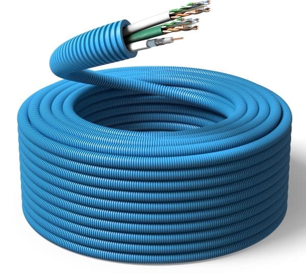 PM FLEX NORDIC Rør 20 mm / 2C6 U/UTP+RG6T / R100 - (100 meter)