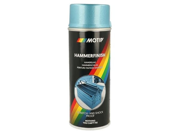 Motip Hammerlak spray blå 400ml.
