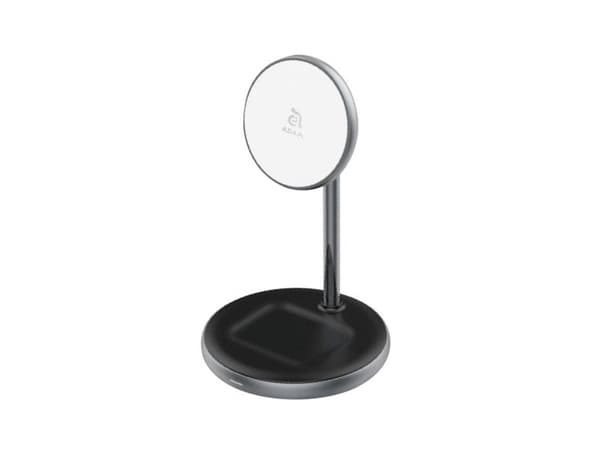 Adam Elements OMNIA M2, Innendørs, USB, 12 V, Trådløs lading, Sort