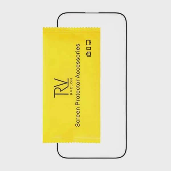 Screen Protector Tempered Glass iPhone 14 Pro Max - Black (eco)