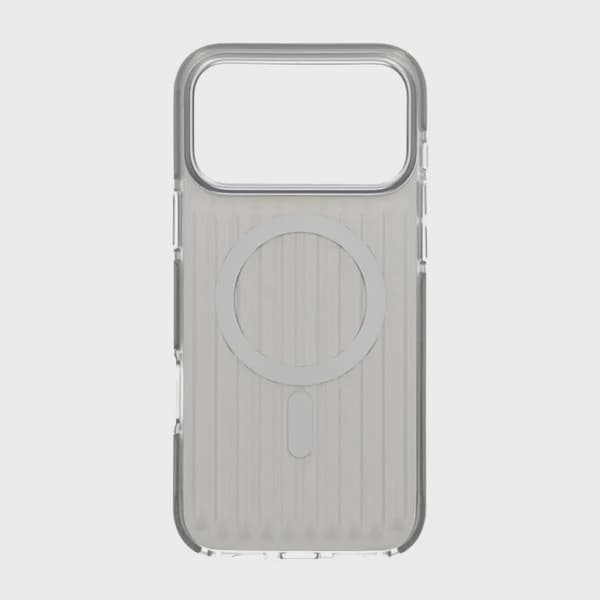 Corrugated Magsafe Case for iPhone 17 Pro Max - Silver