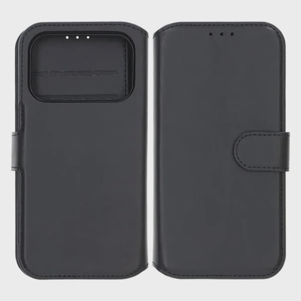 Removable Wallet Case Magnet for iPhone 17 Pro Max - Black
