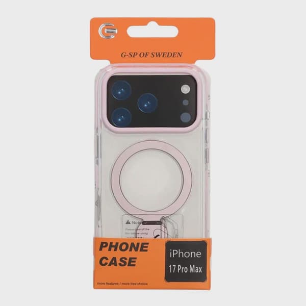 Magsafe Case Ring Stand for iPhone 17 Pro Max - Pink
