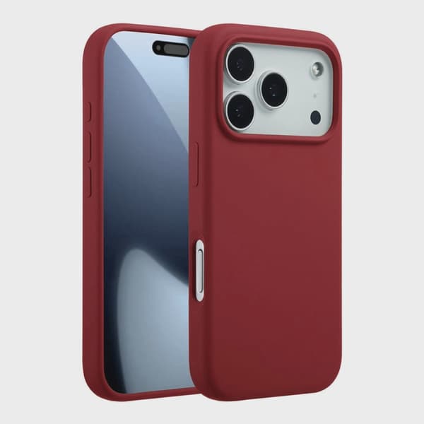 Rvelon Silicone Case MagSafe for iPhone 17 Pro - Red
