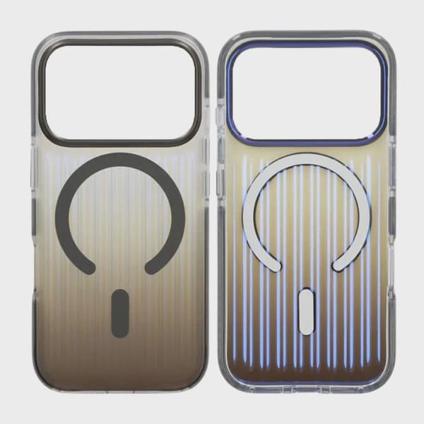 Corrugated MagSafe Case for iPhone 17 Pro Max - Gradient Grey