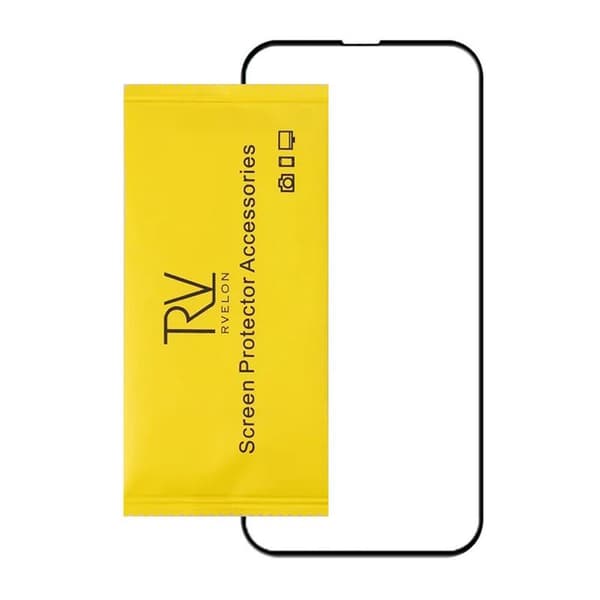 Screen Protector iPhone 15 Pro Max - 3D Tempered Glass Black
