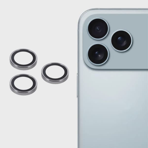 Tempered Glass Camera Protector for iPhone 17 Pro Max - Gray Titanium