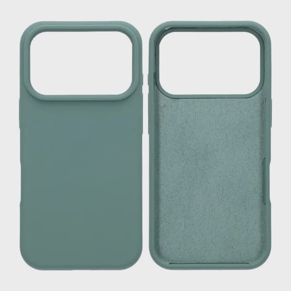 Soft Silicone Case for iPhone 17 Pro - Green