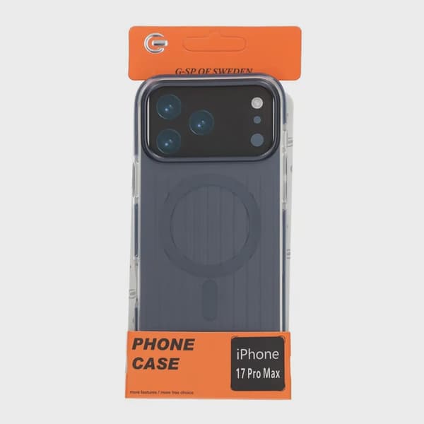 Corrugated Magsafe Case for iPhone 17 Pro Max - Dark Blue