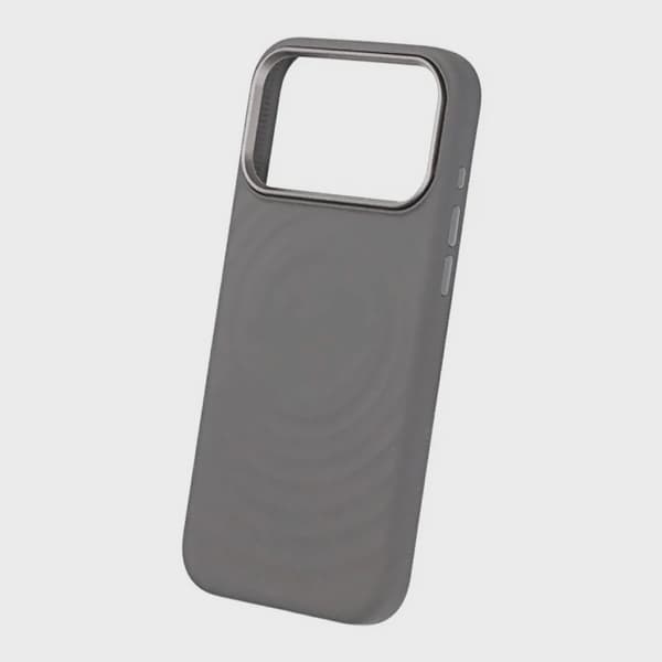 Dark Grey Silicone Case with Magsafe for iPhone 17 Pro Max