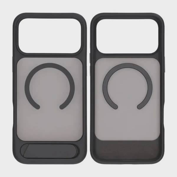 Phone Case with Stand for iPhone 17 Pro Max - Black