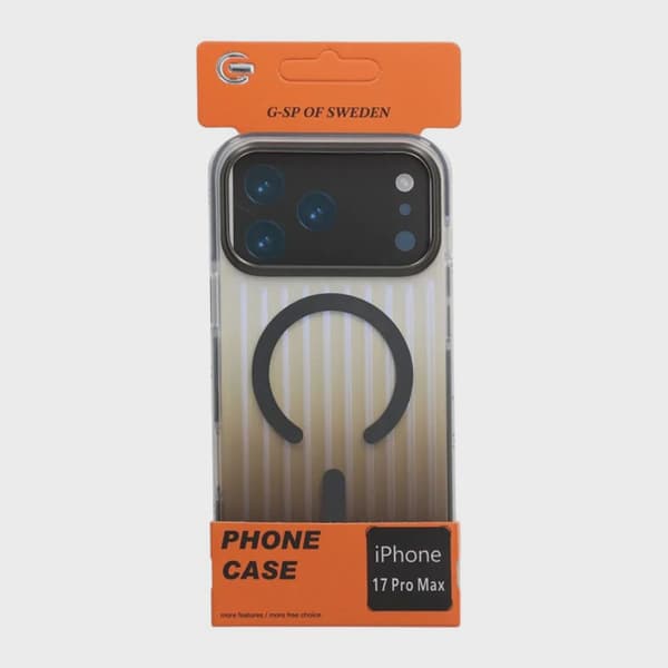 Corrugated MagSafe Case for iPhone 17 Pro Max - Gradient Grey