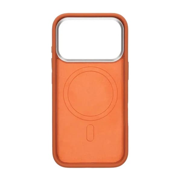 Mobilskal Silikon med Magsafe för iPhone 17 Pro Max - Orange
