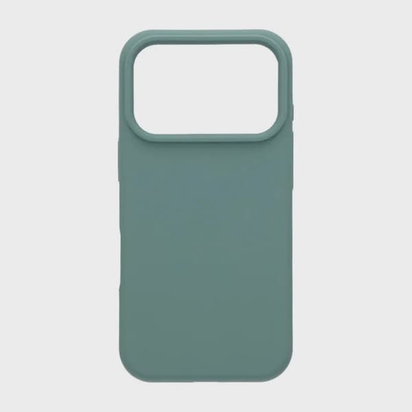 Soft Silicone Case for iPhone 17 Pro - Green