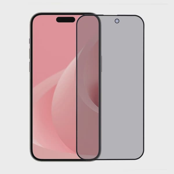 Screen Protector Privacy Tempered Glass iPhone 15/16 Plus Velos (eco-friendly)