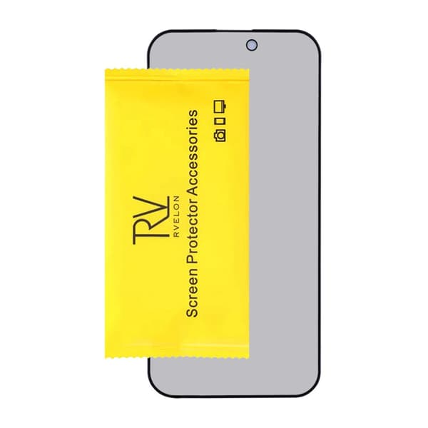 Screen Protector iPhone 16 Pro/17 Privacy Tempered Glass - Black