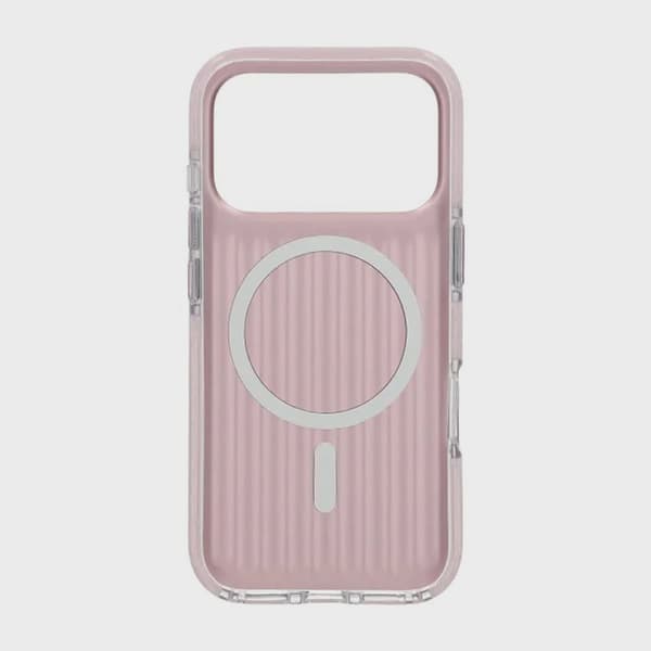 Corrugated Magsafe Case for iPhone 17 Pro - Pink