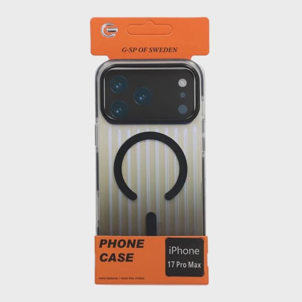 Corrugated MagSafe Case for iPhone 17 Pro Max - Gradient Black