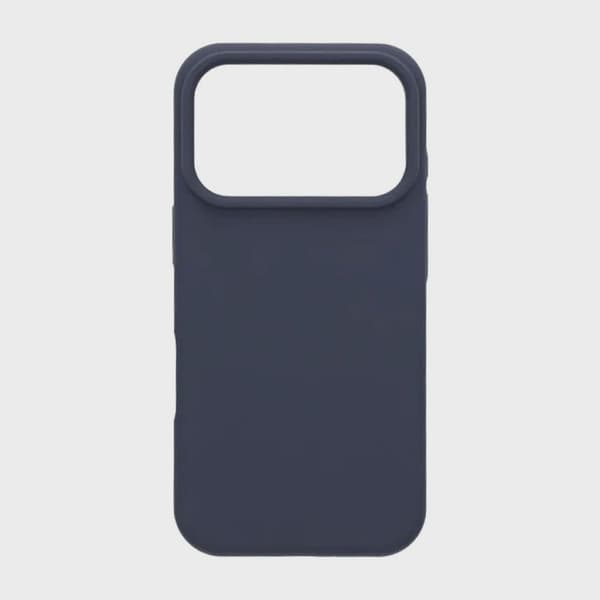 Soft Silicone Case for iPhone 17 Pro - Dark Blue
