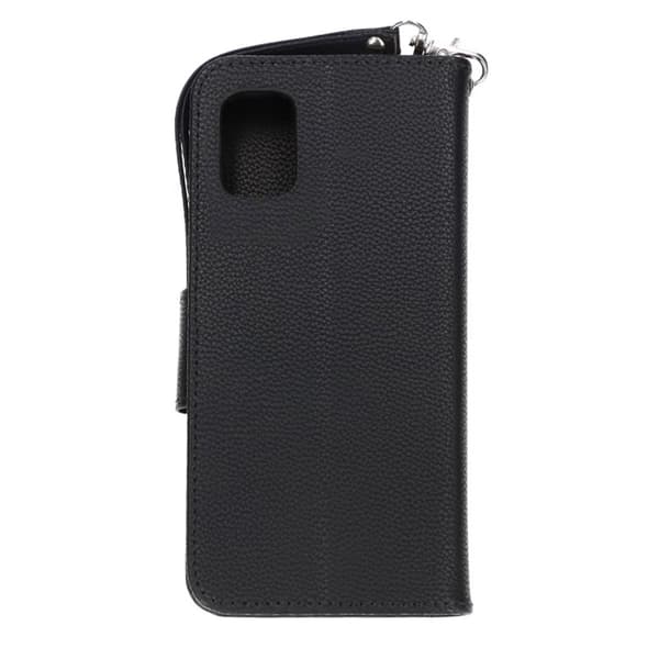 Samsung A51 Wallet Case with Stand - Black