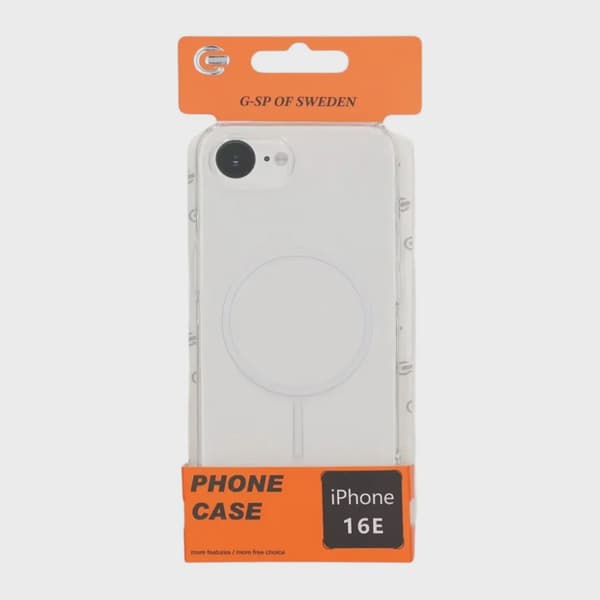 Magsafe Stöttåligt Skal för iPhone 16e - Transparent