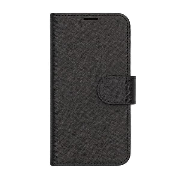iPhone 16 Wallet Case with Stand - Black