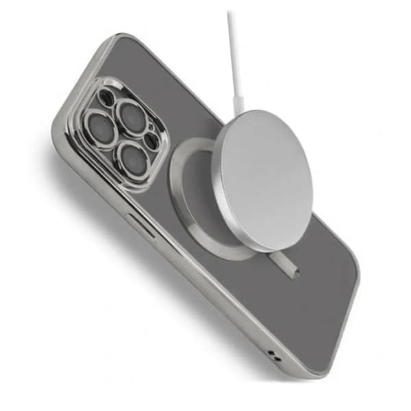 iPhone 15 Pro Magsafe skal - Silver