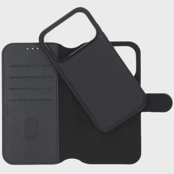Removable Wallet Case Magnet for iPhone 17 Pro - Black