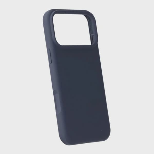 Soft Silicone Case for iPhone 17 Pro Max - Dark Blue