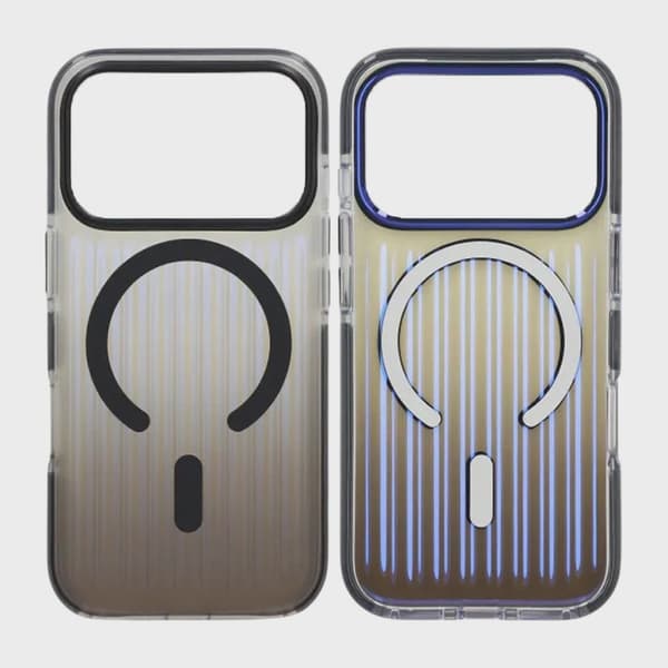 Corrugated MagSafe Case for iPhone 17 Pro Max - Gradient Black