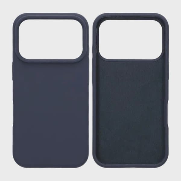 Soft Silicone Case for iPhone 17 Pro - Dark Blue