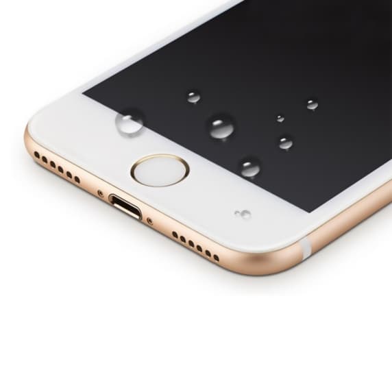 Privacy Screen Protector iPhone 7/8/SE 2020 - 3D Tempered Glass White