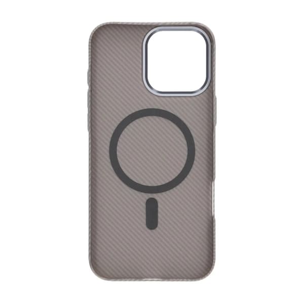 iPhone 16 Pro Max Mobilskal Carbonmönstrad - Grå