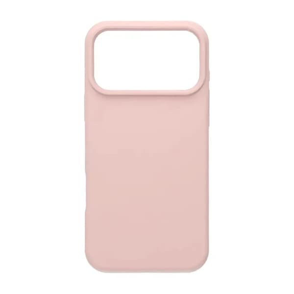 Mobilskal Mjukt Silikon för iPhone 17 Pro Max - Sandrosa
