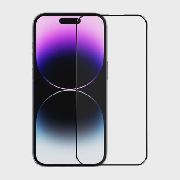 Screen Protector Tempered Glass iPhone 14 Pro Max - Black (eco)