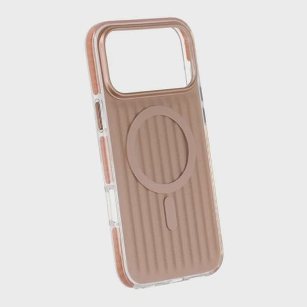 Corrugated Magsafe Case for iPhone 17 Pro Max - Gold